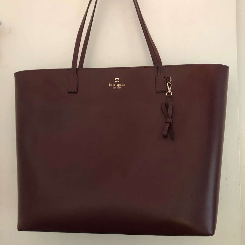 Kate Spade wine colored tote